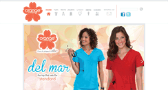 Desktop Screenshot of orangestandardscrubs.com